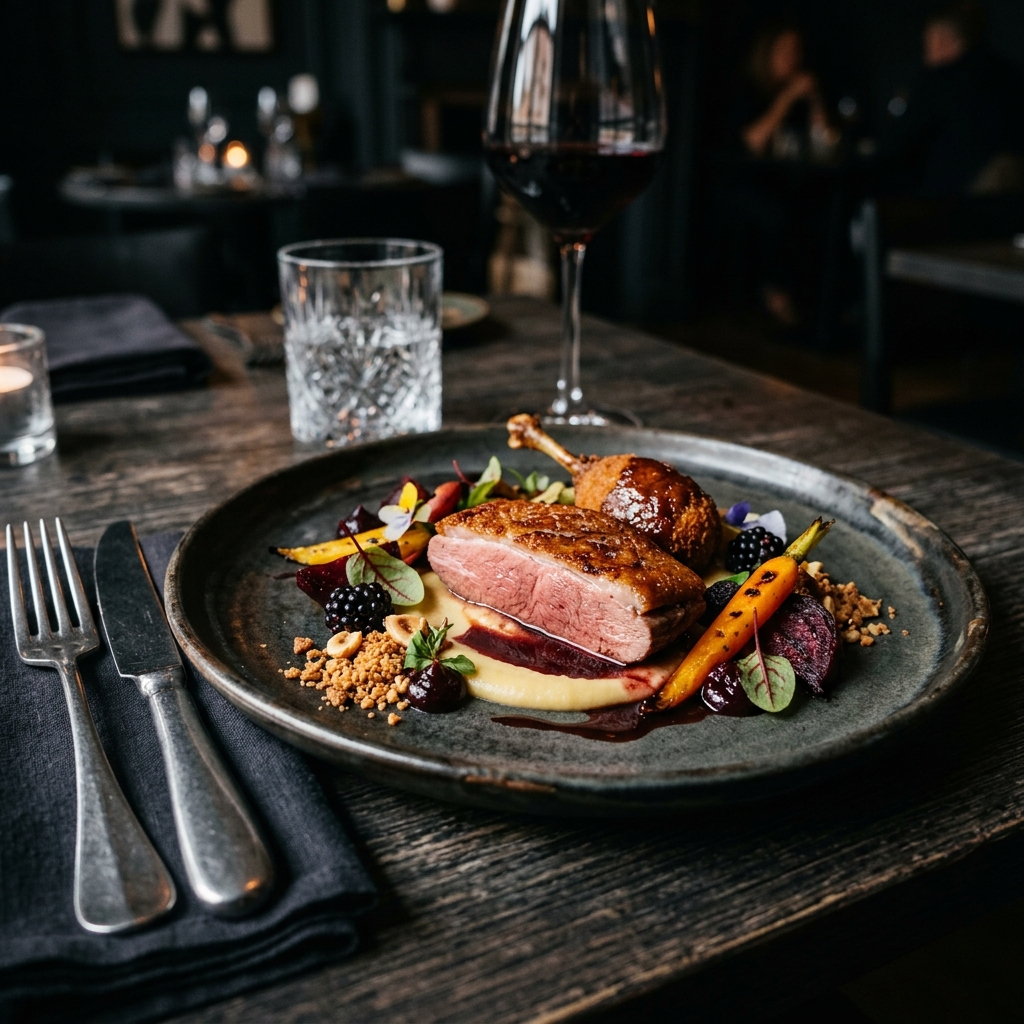 Fine dining dish